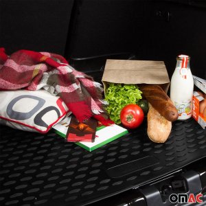 Alfa Romeo Giulia Trunk Mat - Omac - TPE - w/ side storage - Black 